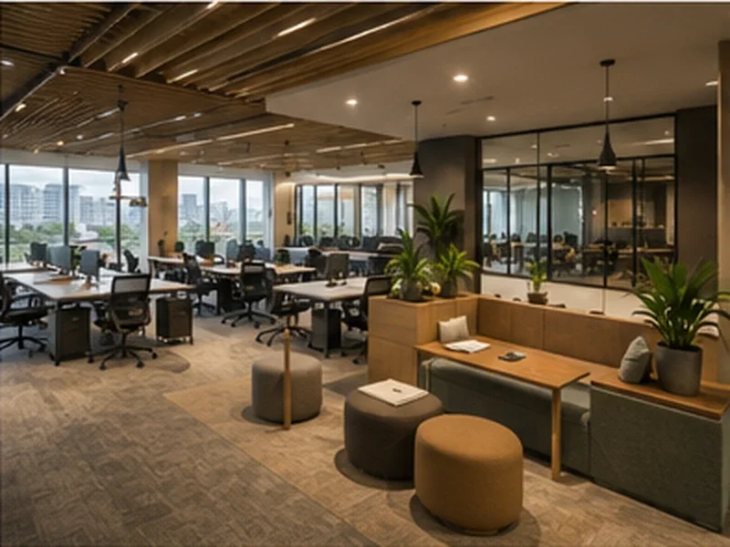 Workplace fit-out — open plan